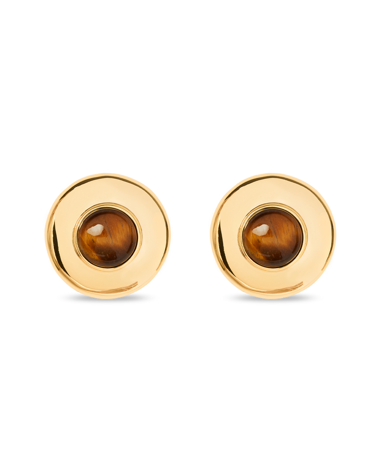 Pendientes Ojo De Tigre Hathor