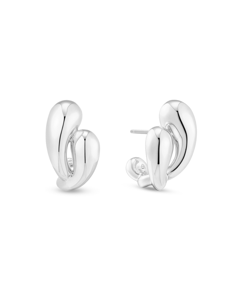 Pendientes Drops Plateados