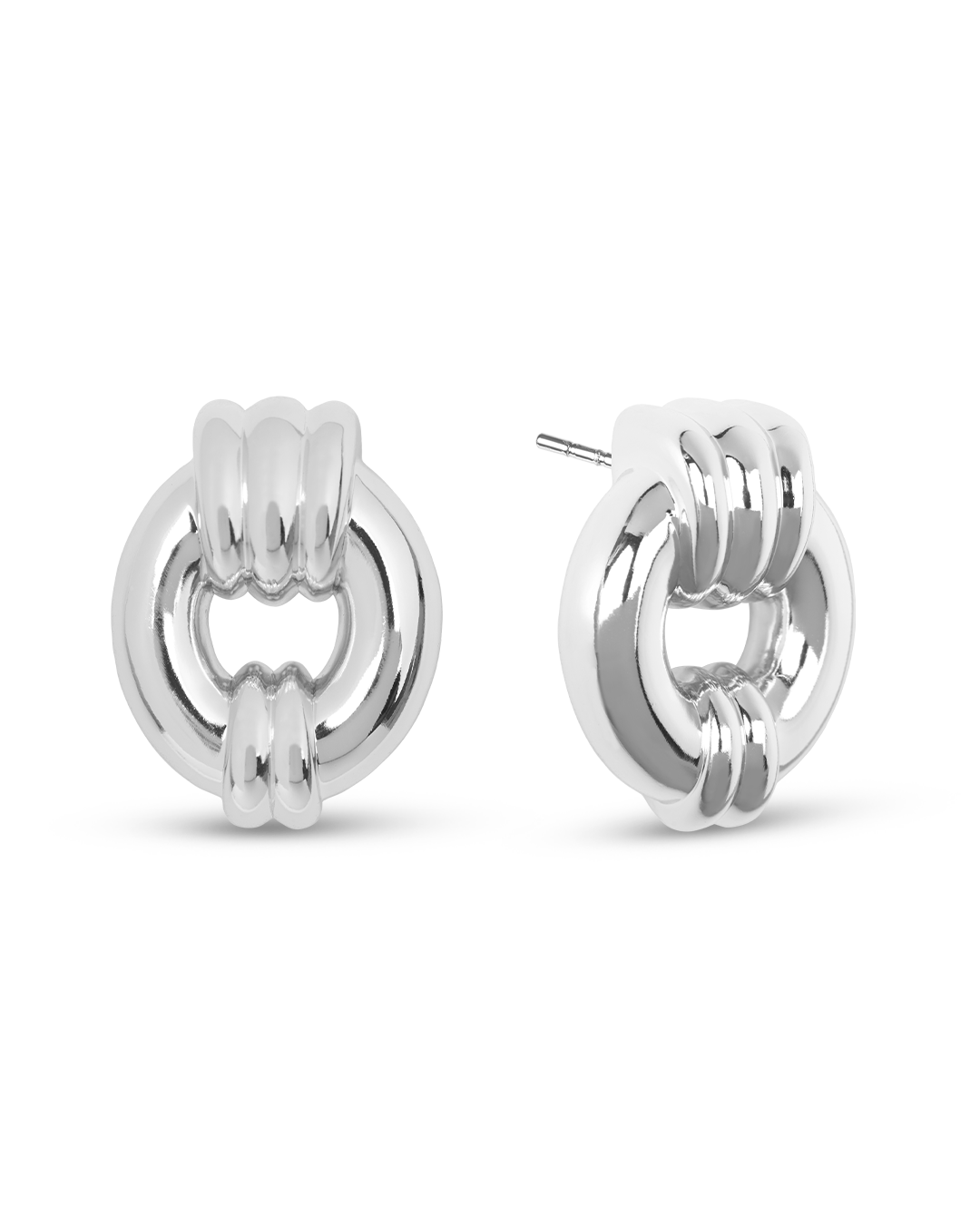 Pendientes Plateados Brunel