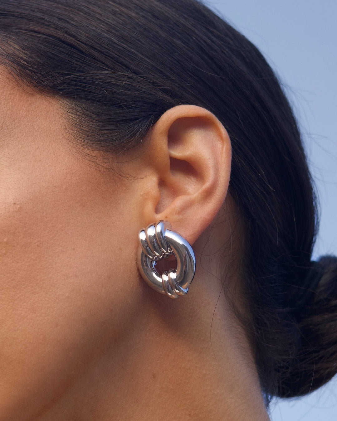 Pendientes Plateados Brunel