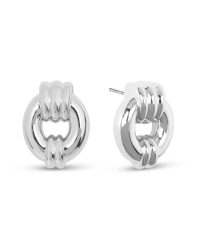 Pendientes Plateados Brunel