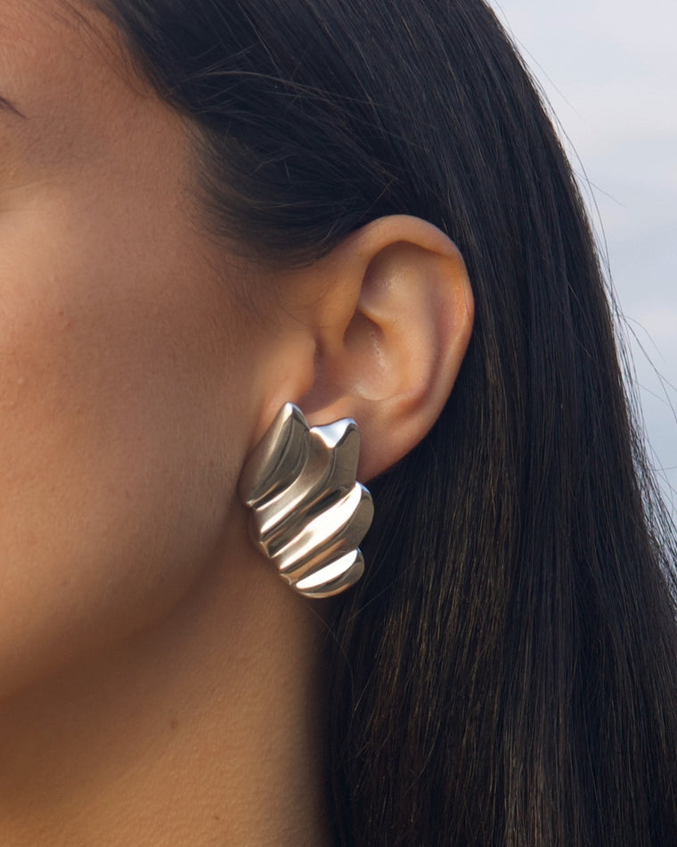 Pendientes Plateados Isis