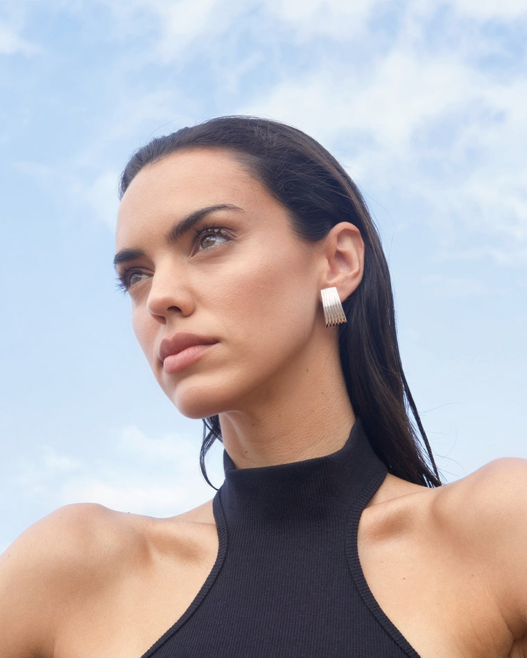 Pendientes Plateados Nefertari