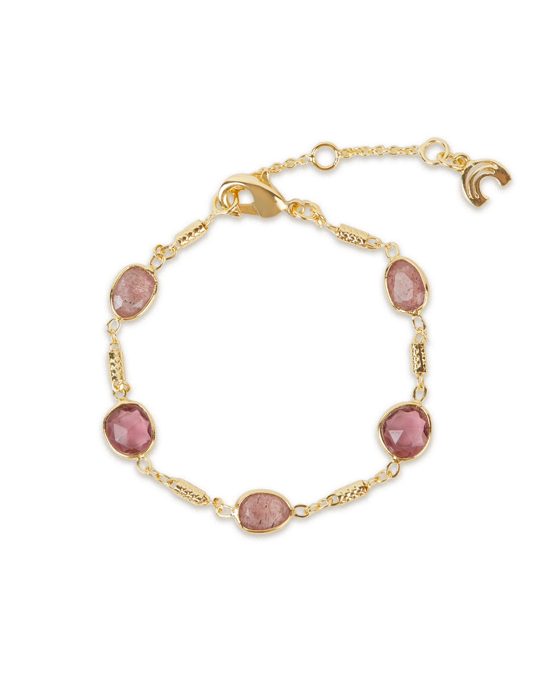 Pulsera Cuarzo Rosa Coralie