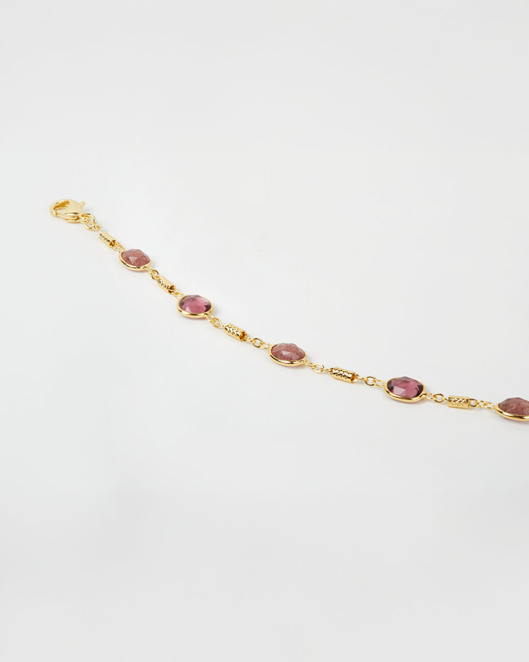 Pulsera Cuarzo Rosa Coralie