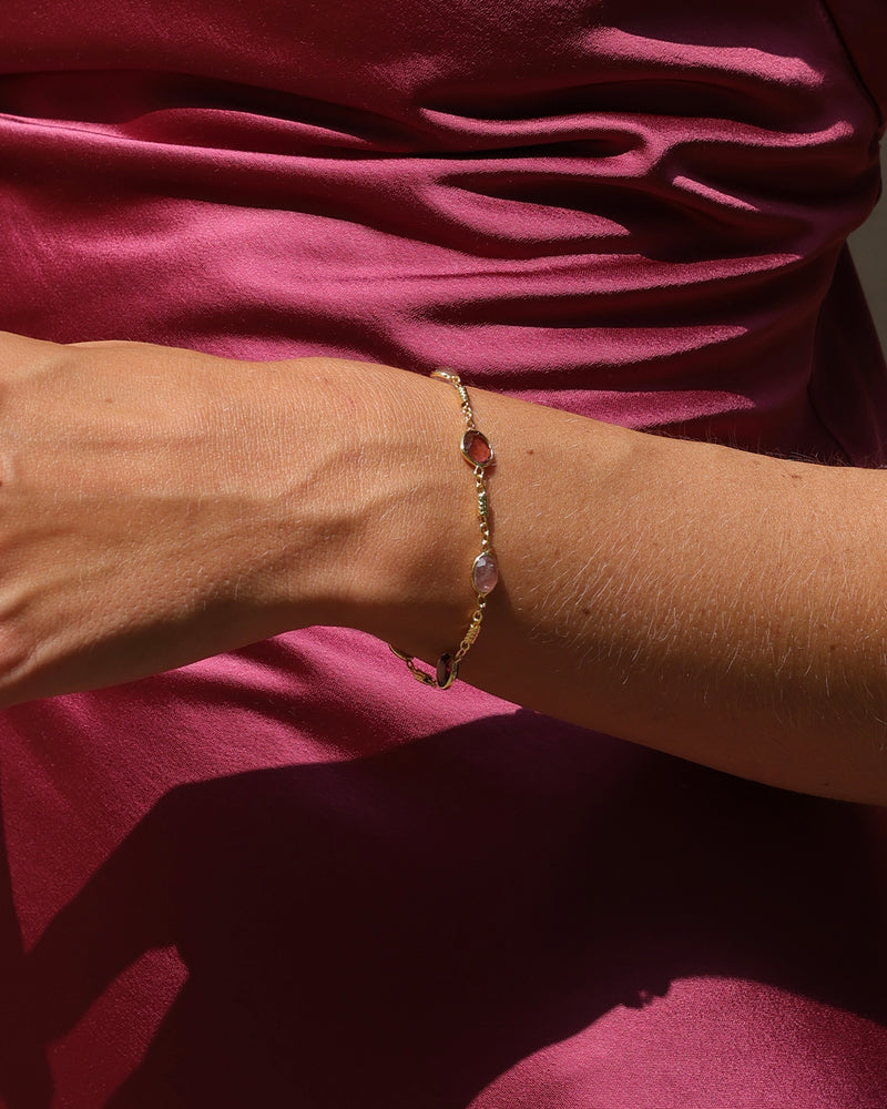 Coralie Rose Quartz Bracelet
