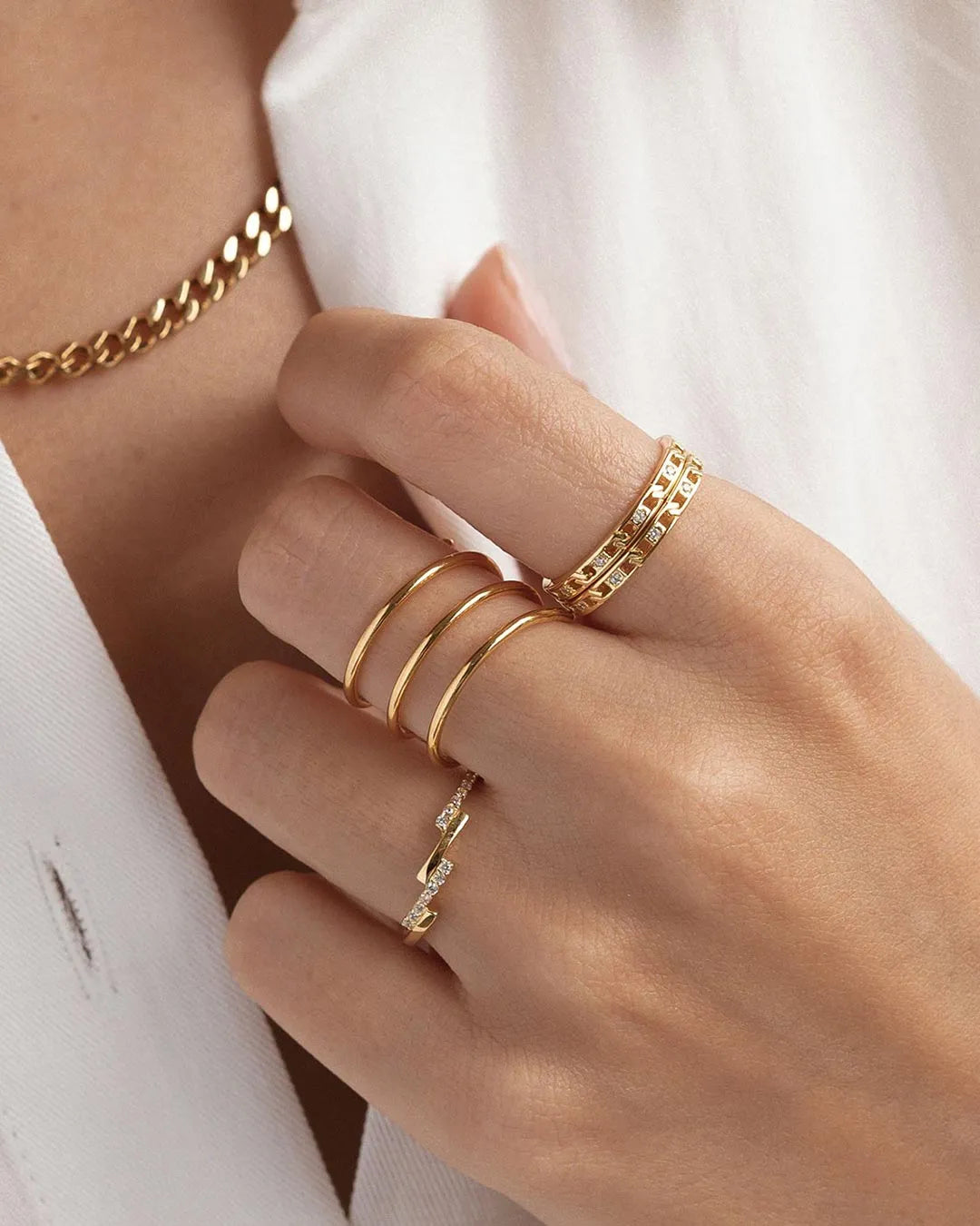 Anillo Circonitas Etnia