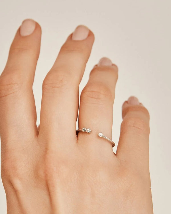 Anillos abiertos plata outlet