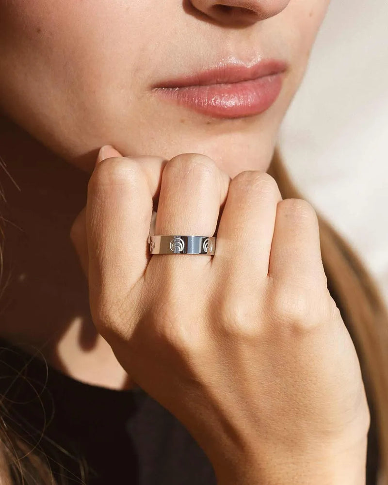 Silver Icon Ring