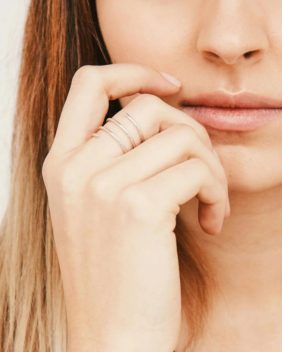 Silver Spiral Whirl Ring