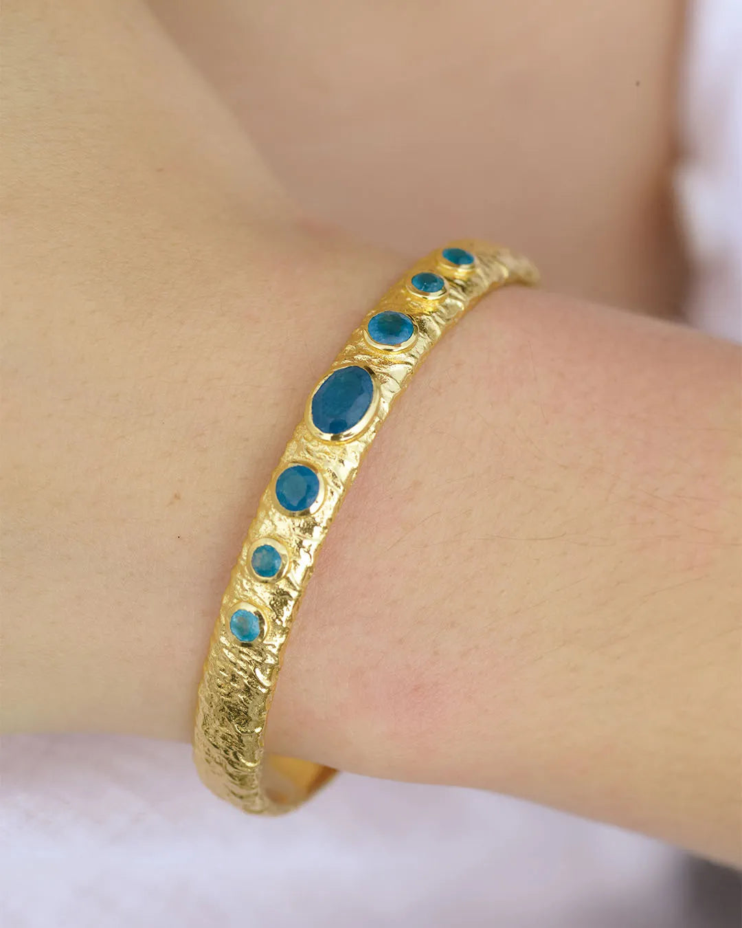 Brazalete Jade Azul Oasis