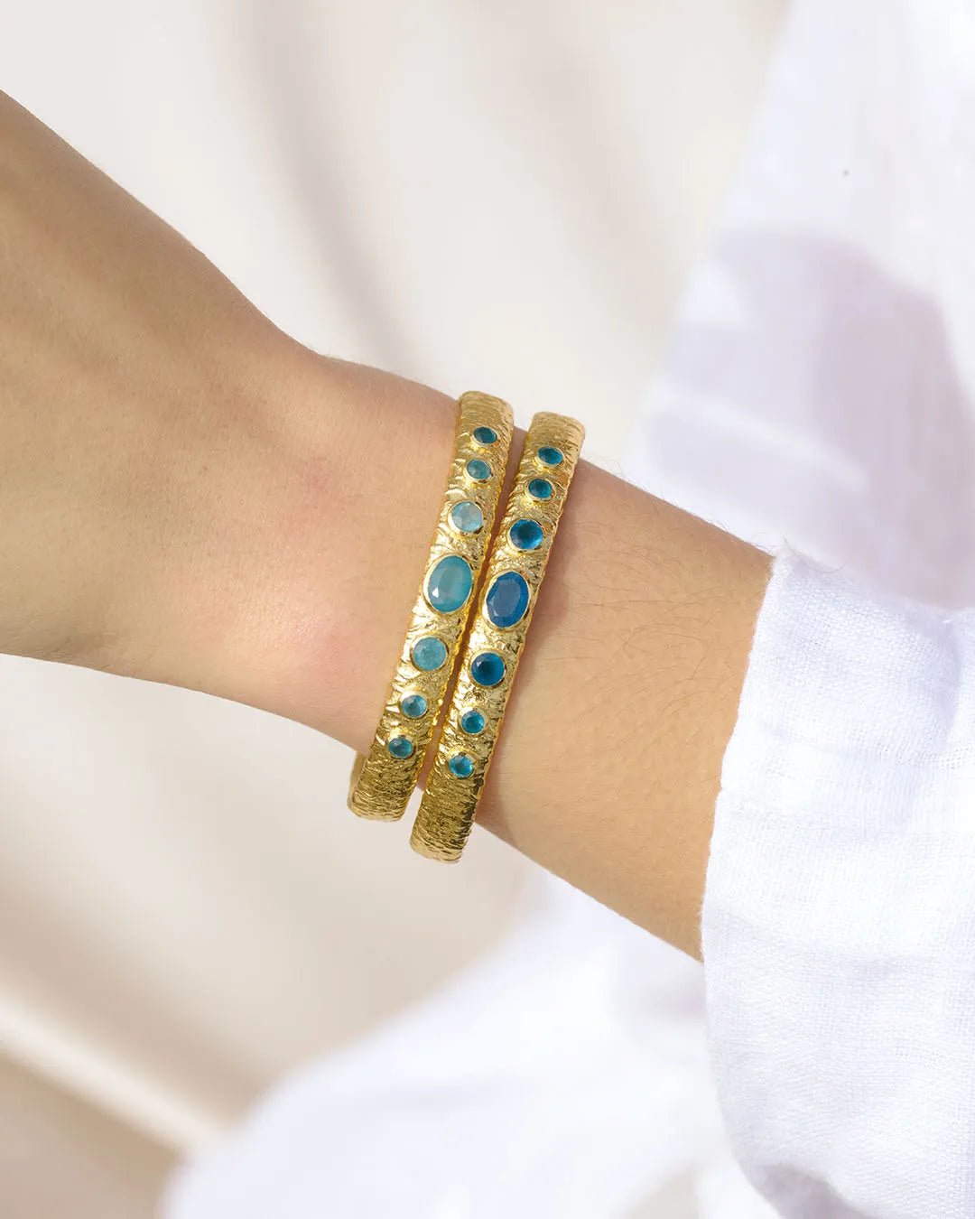 Brazalete Jade Azul Oasis