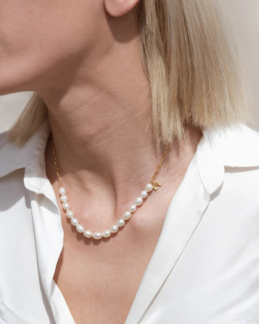 Audrey Pearl Necklace