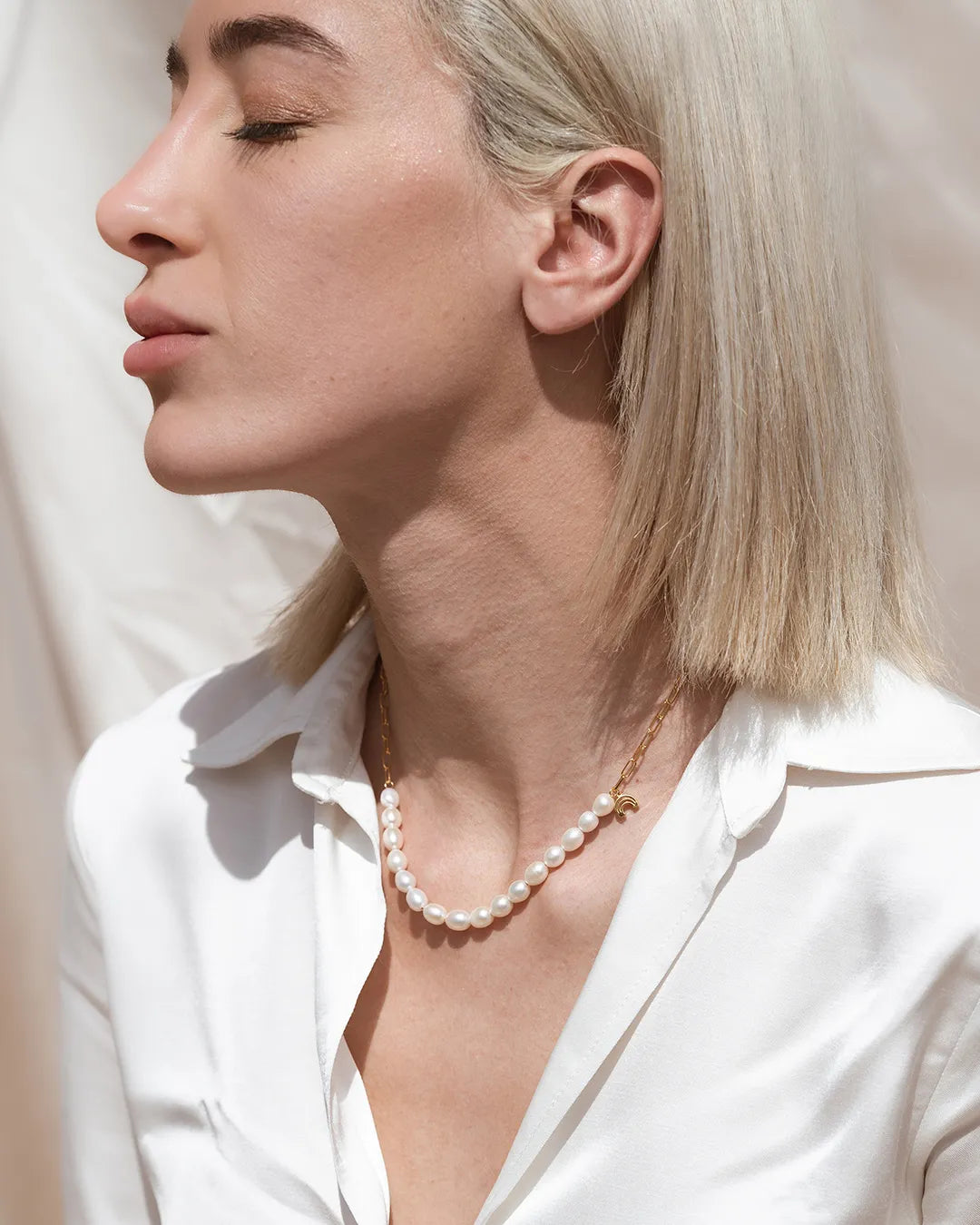 Audrey Pearl Necklace