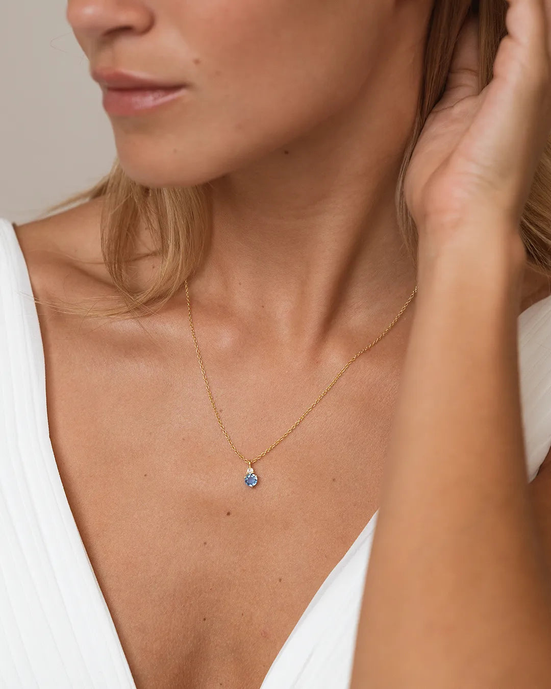 December Birthstone Necklace - Tanzanite