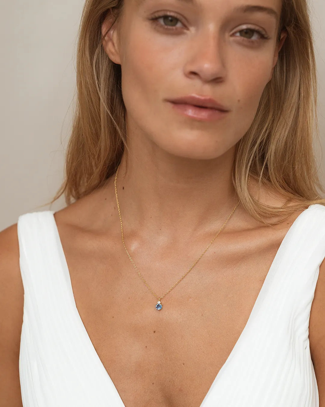 December Birthstone Necklace - Tanzanite