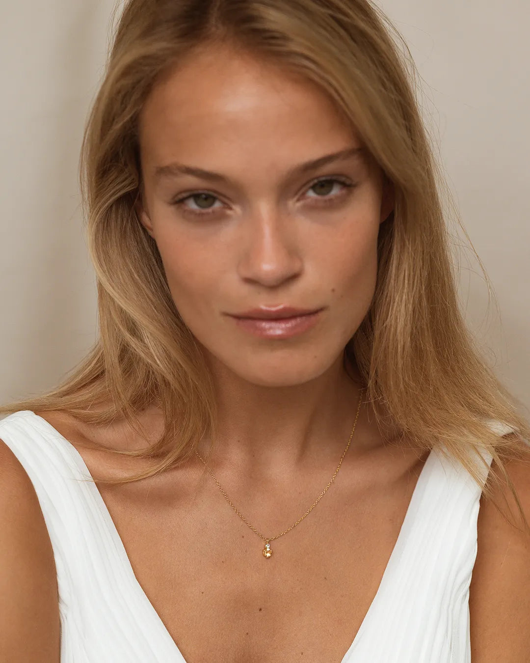 November Birthstone Necklace - Citrine