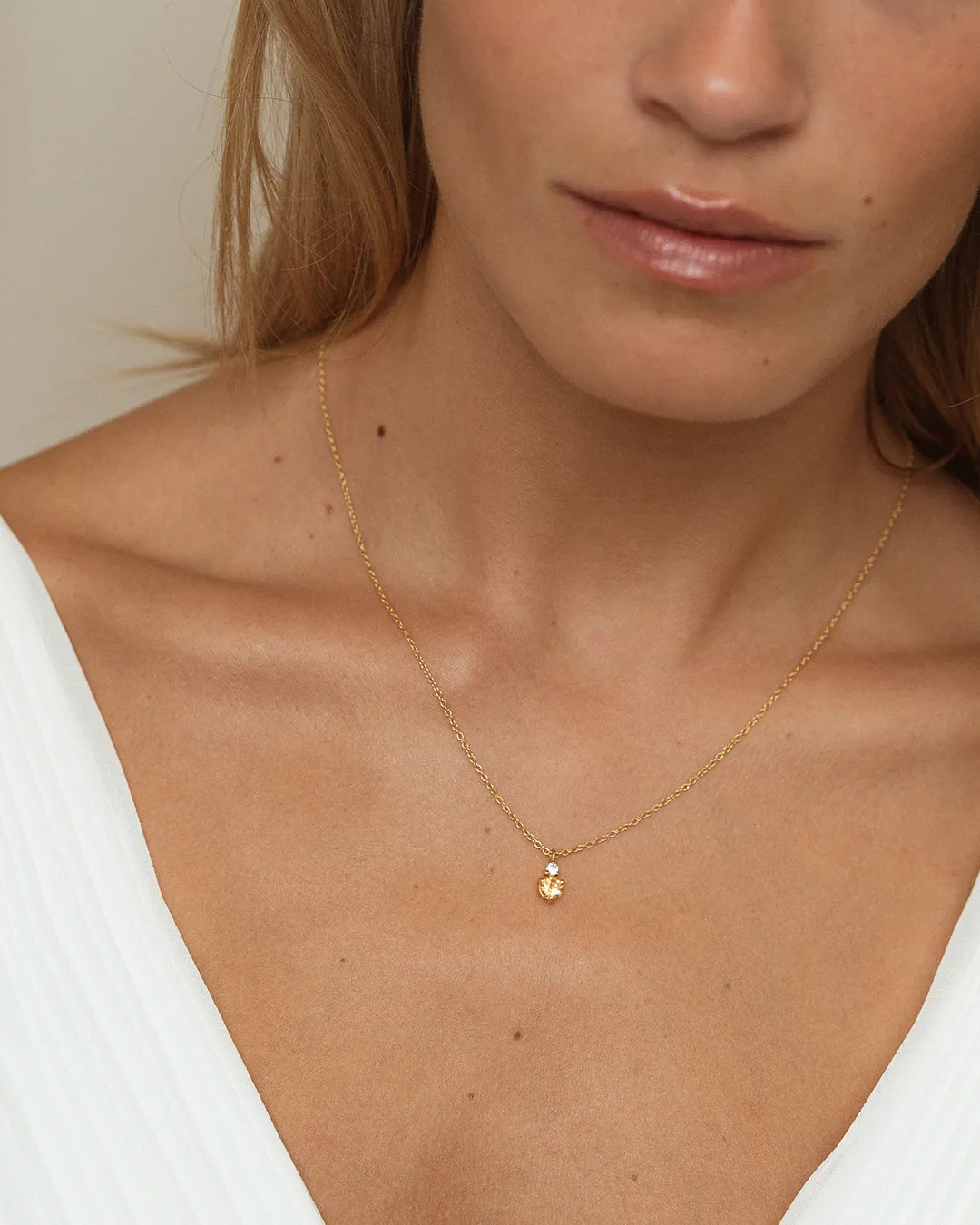 November Birthstone Necklace - Citrine