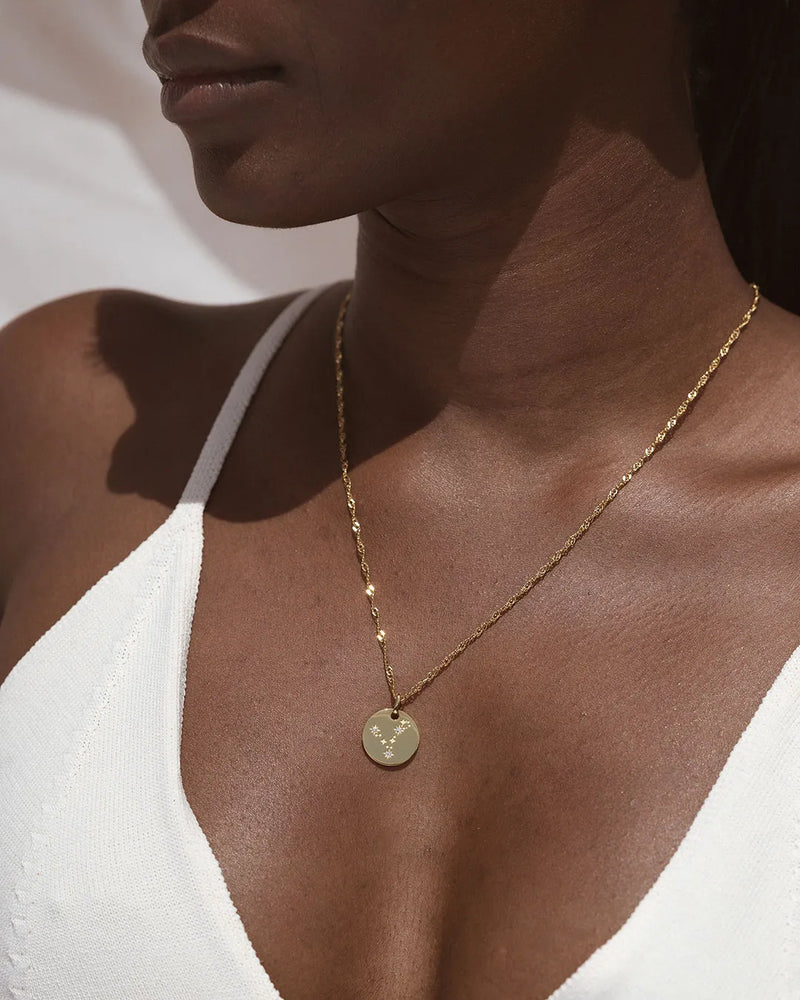 Pisces Zodiac Necklace