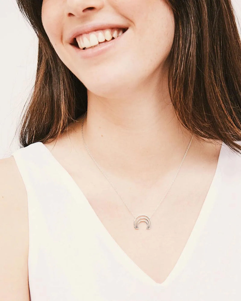 Murona Symbol Silver Necklace