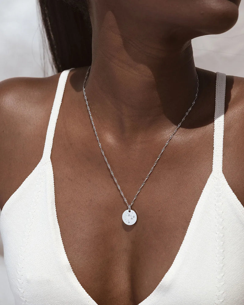 Silver Zodiac Sagittarius Necklace