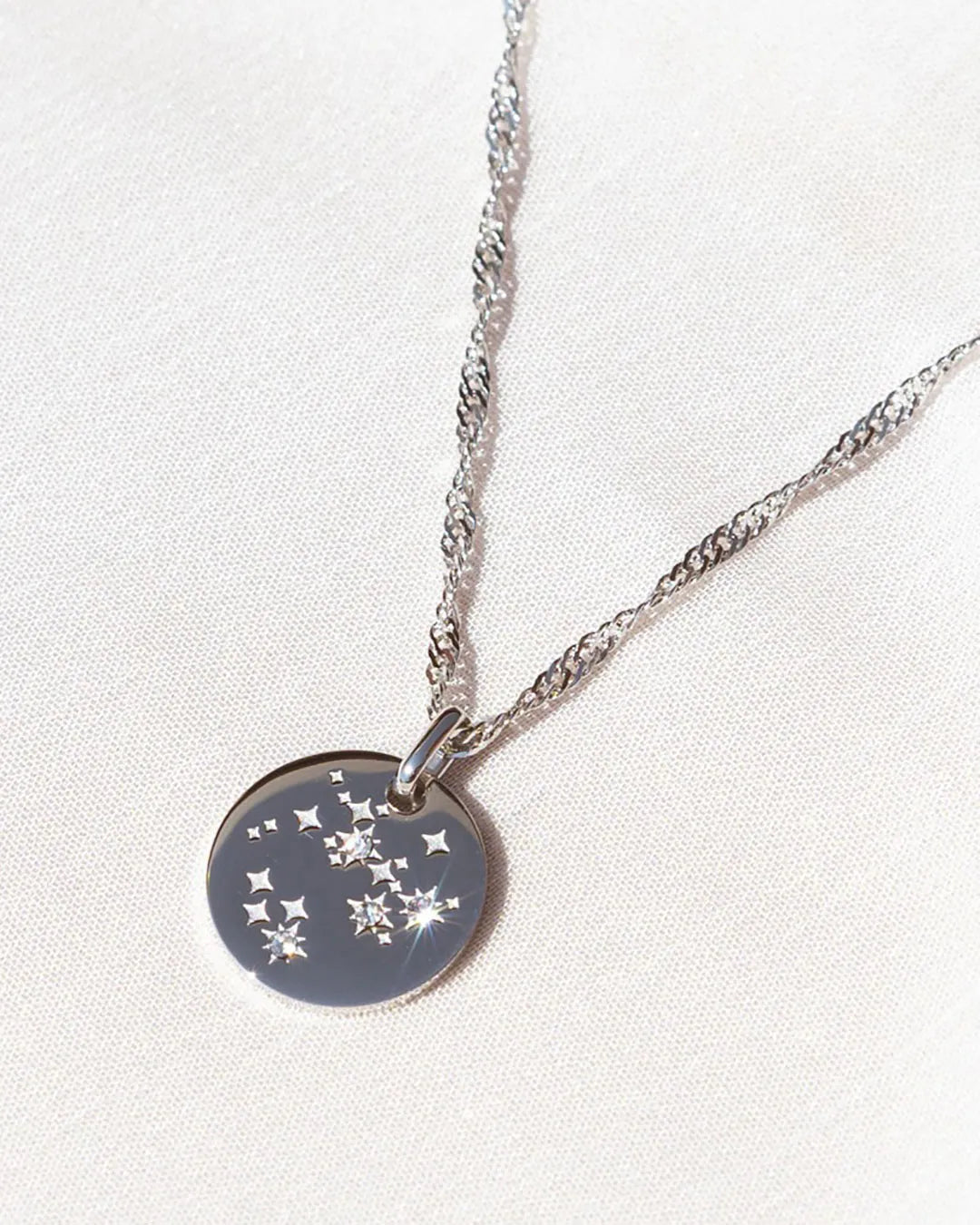 Silver Zodiac Sagittarius Necklace