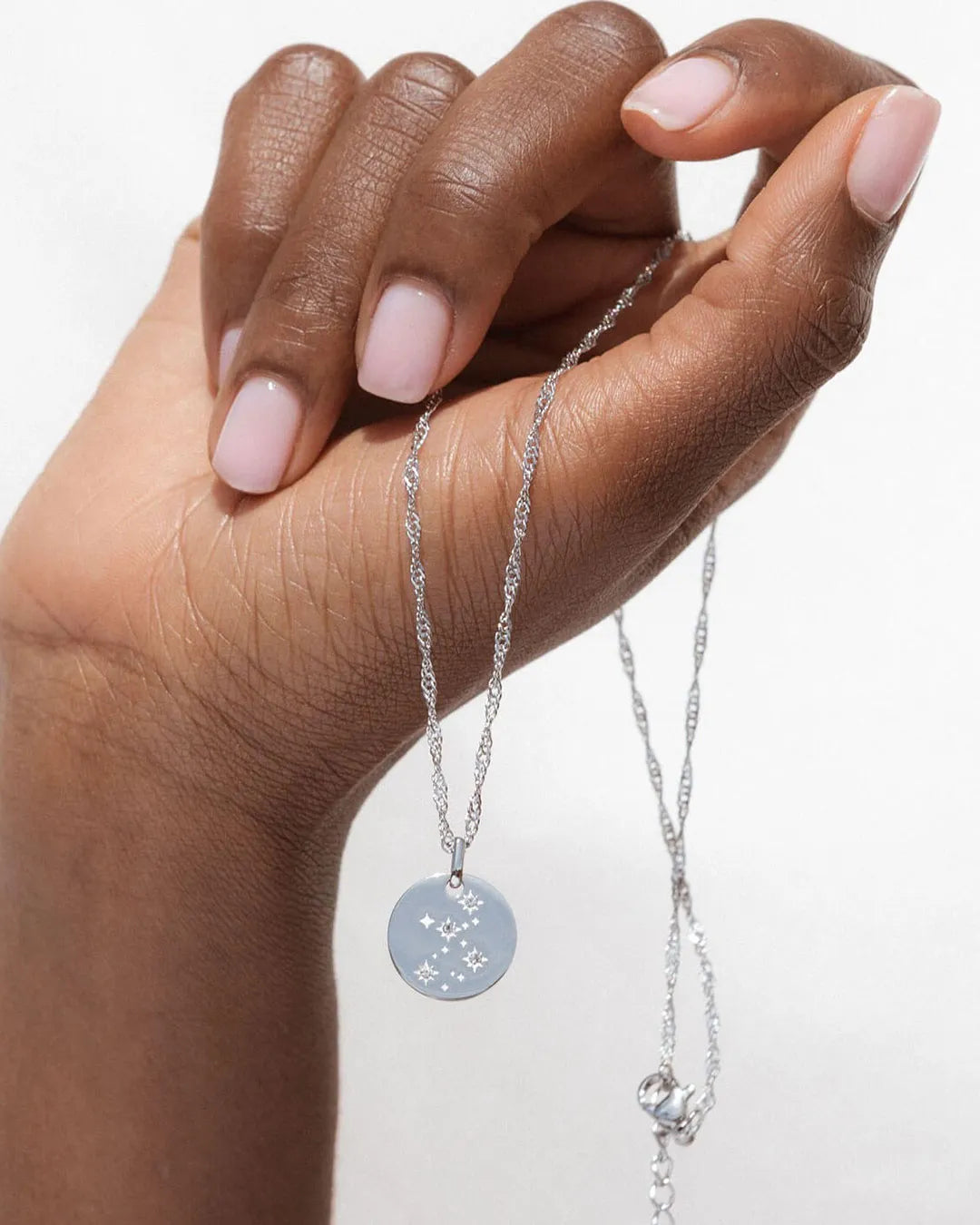 Virgo Zodiac Silver Necklace