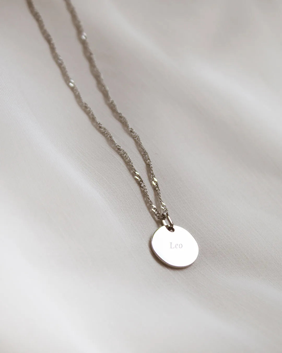 Leo Zodiac Silver Necklace