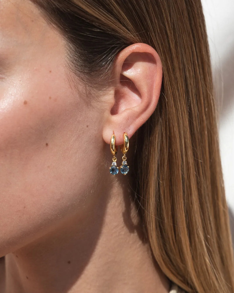 December Birthstone Earrings - Tanzanite 