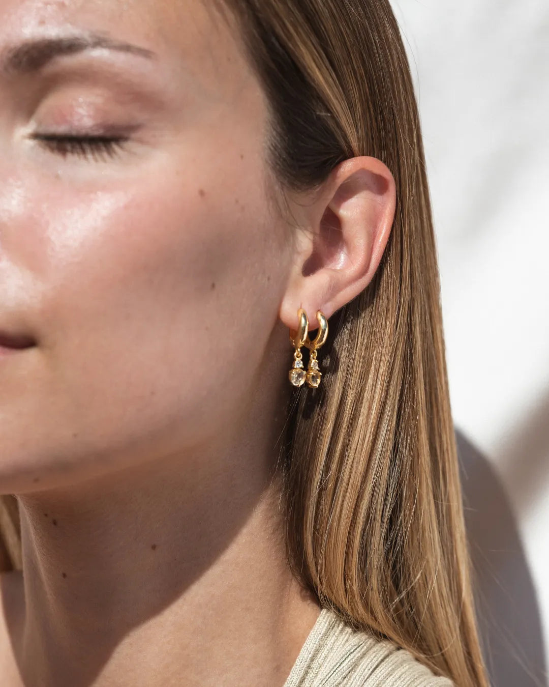 November Birthstone Earrings - Citrine 