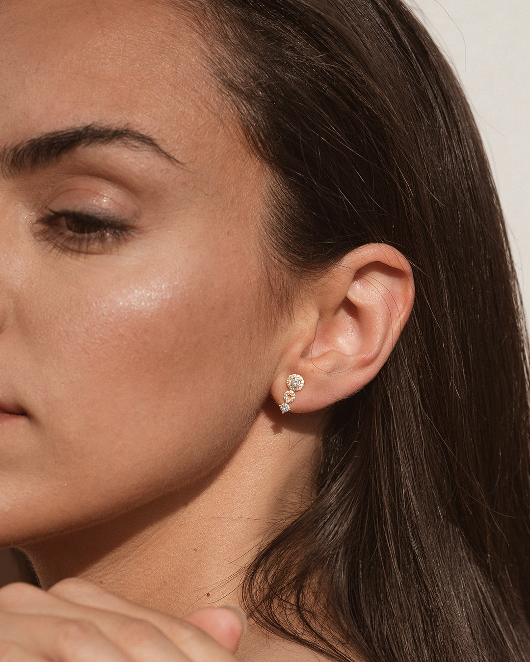 Air Zirconia Earrings