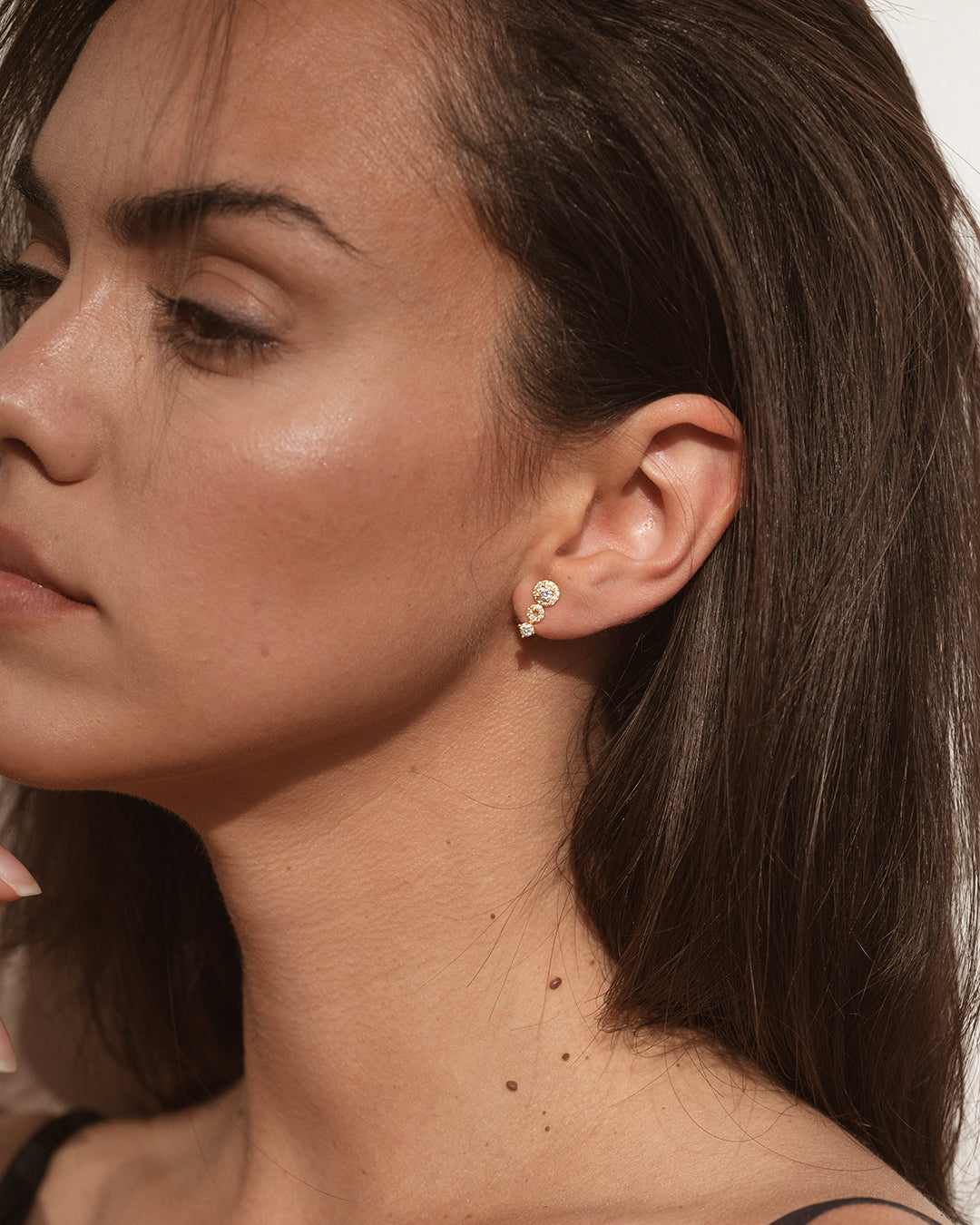 Air Zirconia Earrings