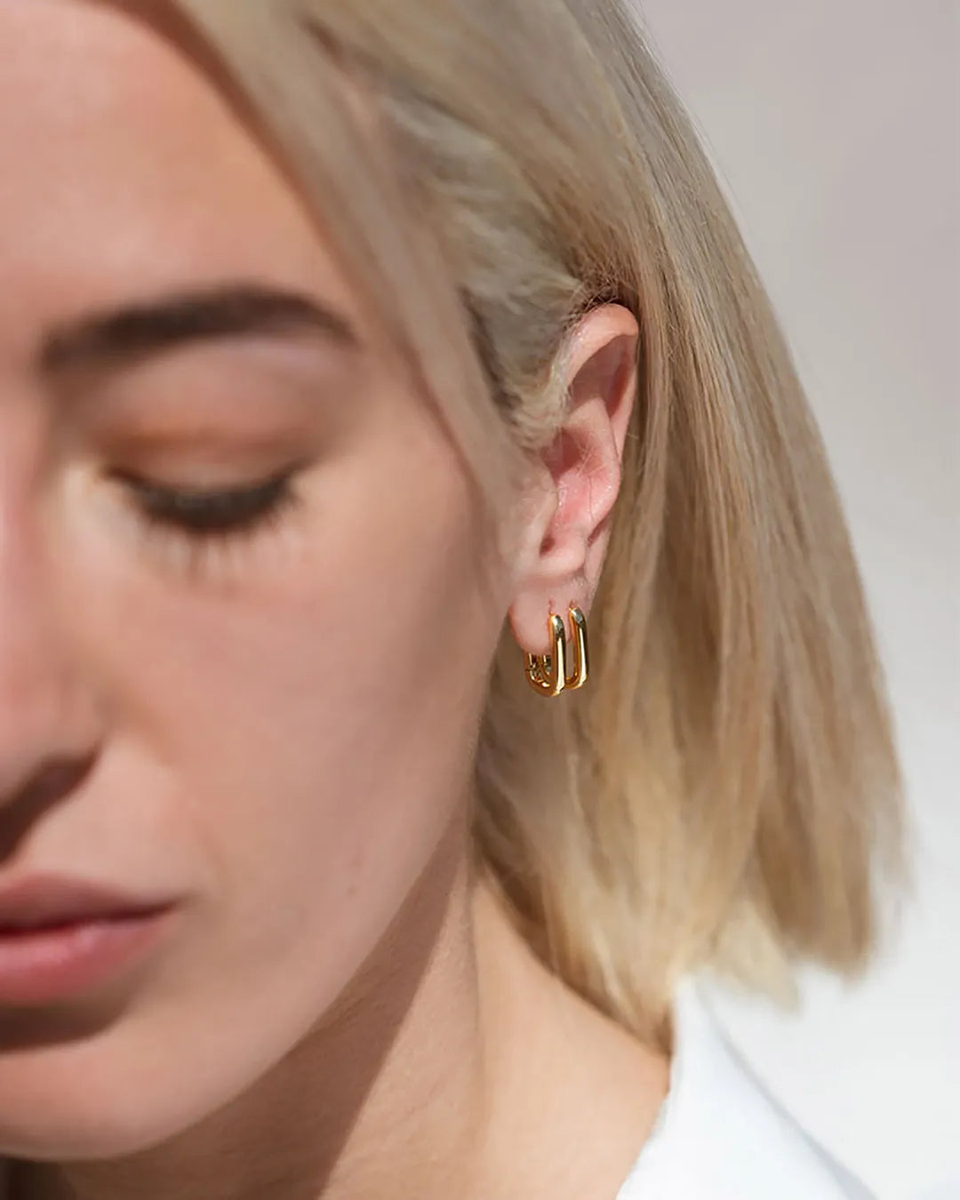 Gold Hoops Charlize Small