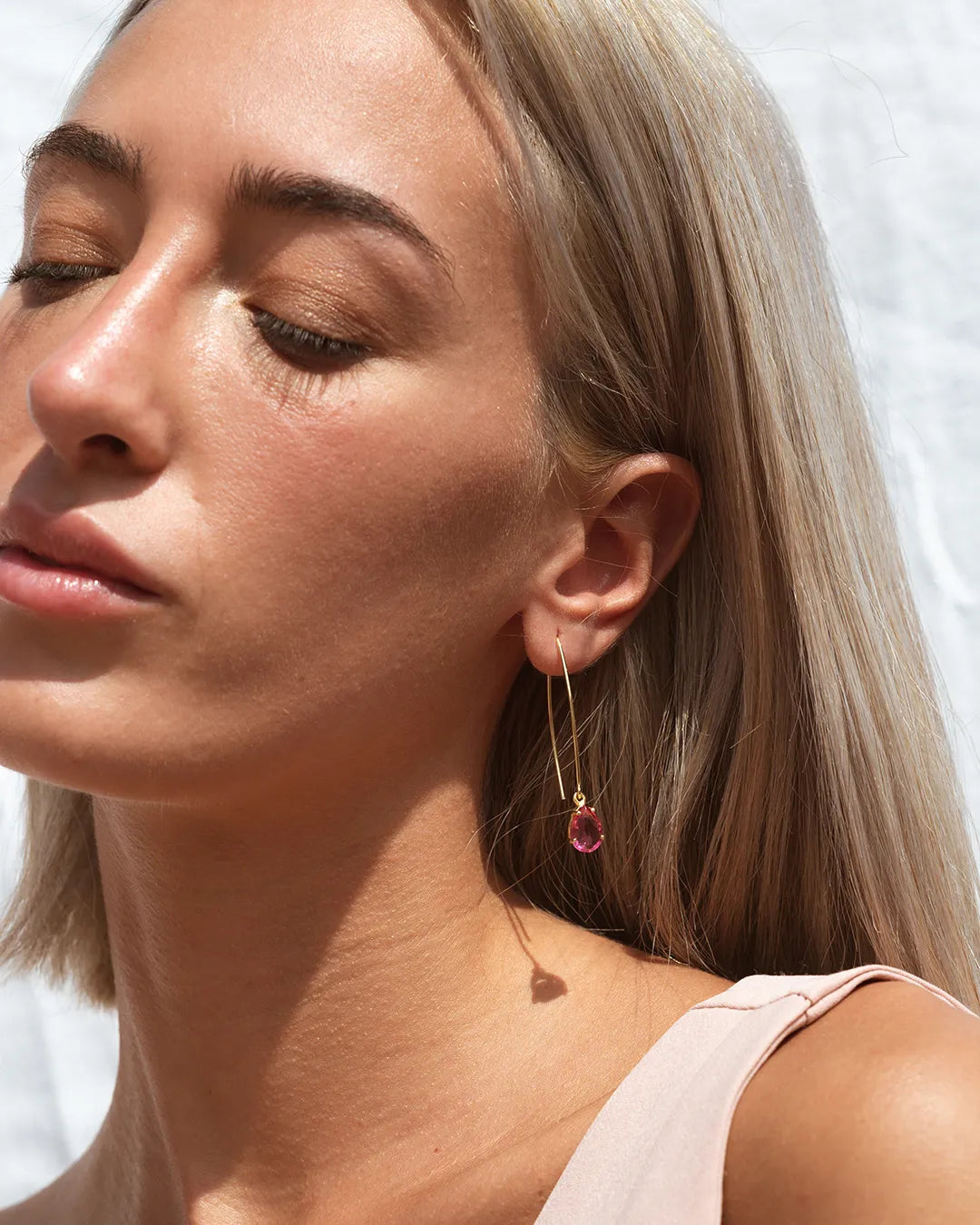 Kokod Pink Tourmaline Earrings