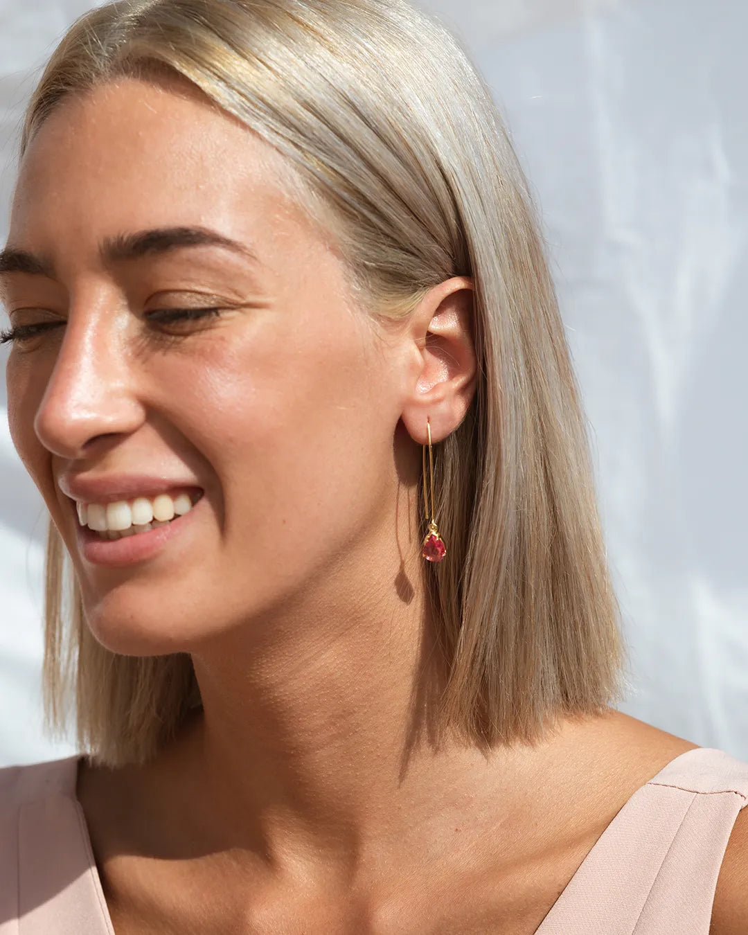 Kokod Pink Tourmaline Earrings