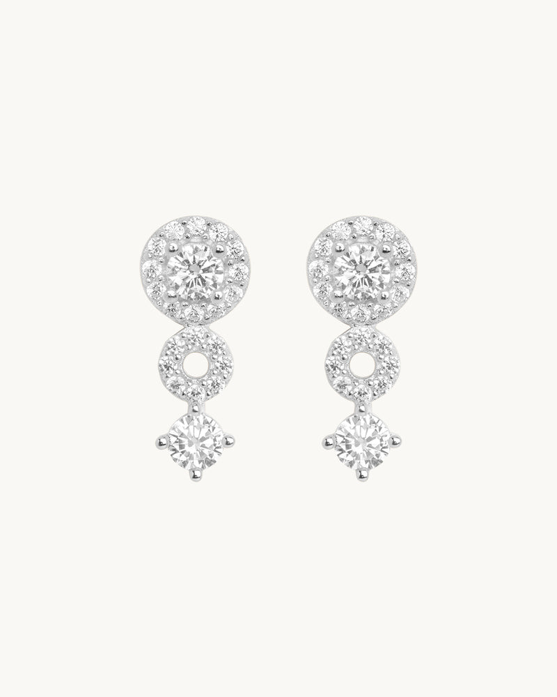 Pendientes Plata Circonitas Aire