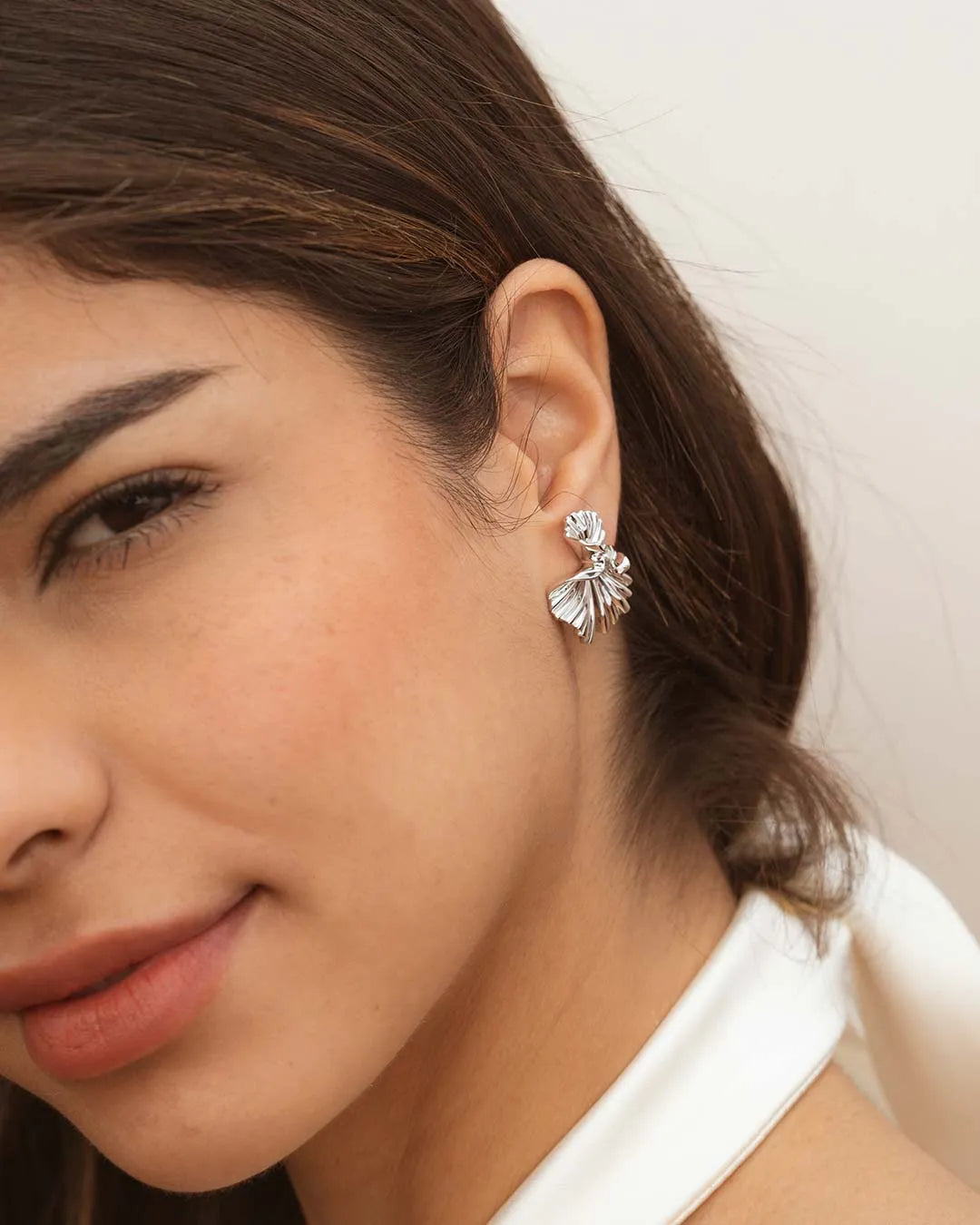 Pendientes Plateados Galé