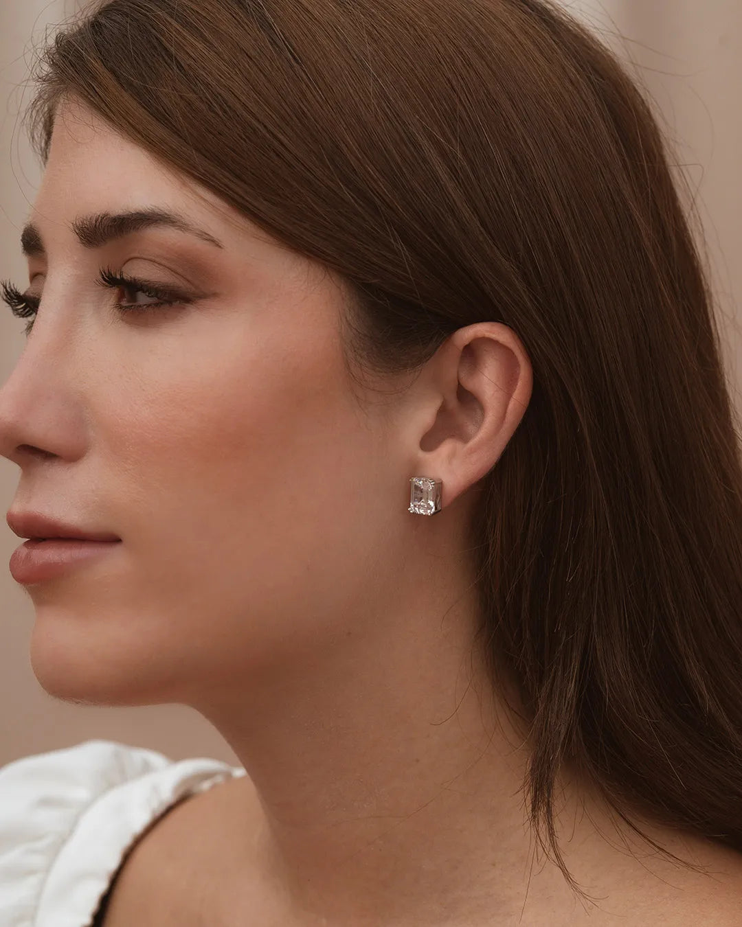 Lucia Zirconia Silver Earrings