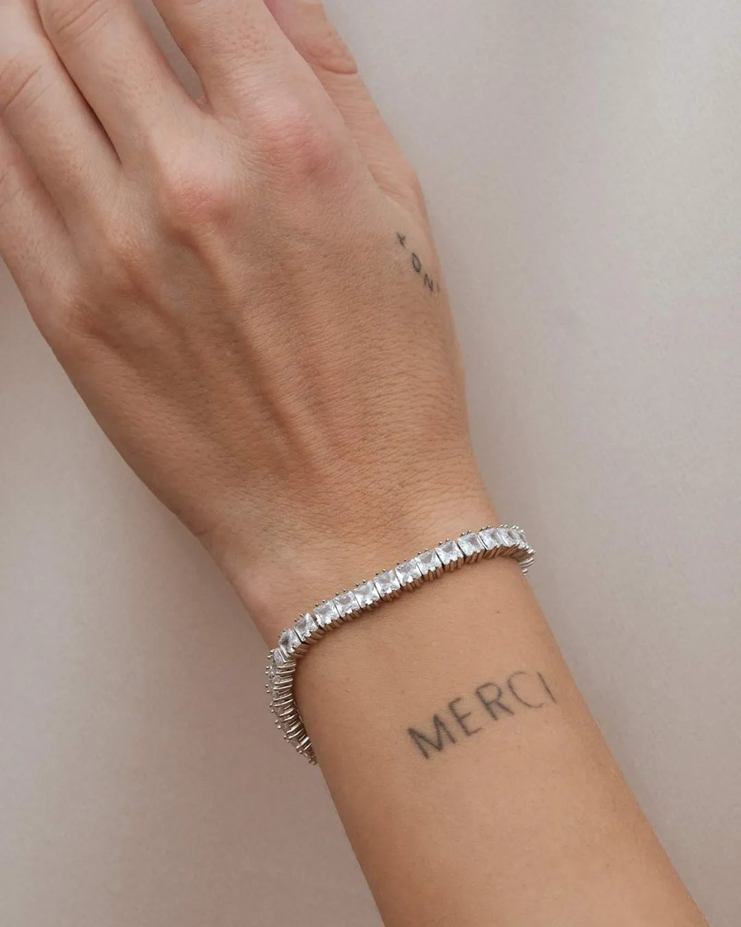 Silver Tennis Light Bracelet