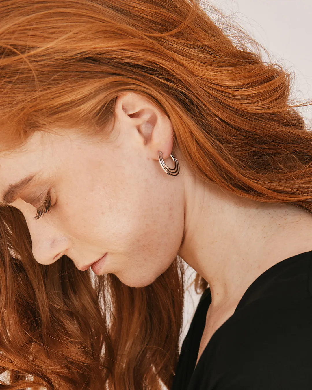 Aros Plata Triples Mia