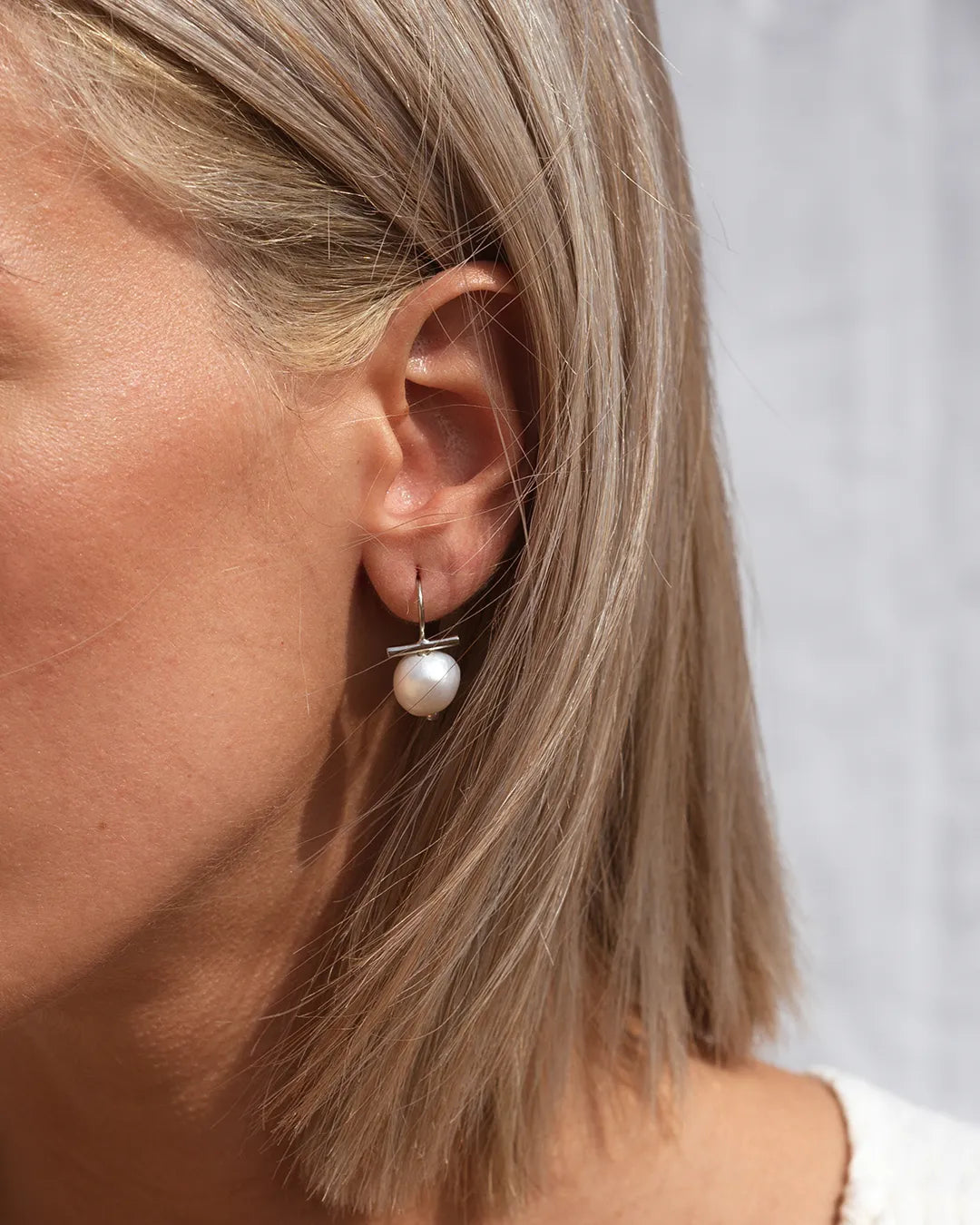 Pearl Silver Earrings Pearl