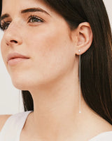 Pendientes Plata Largos Shooting Star