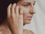 Anillo Sello Star Signet