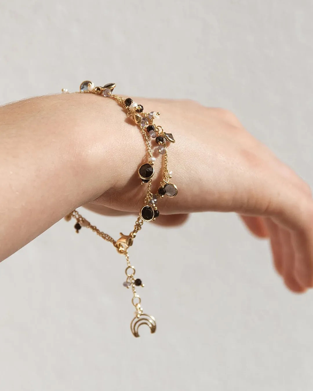 Black Spinel Amulet Bracelet