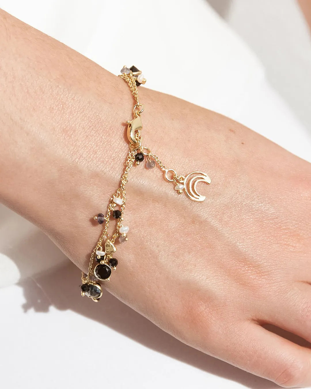 Black Spinel Amulet Bracelet