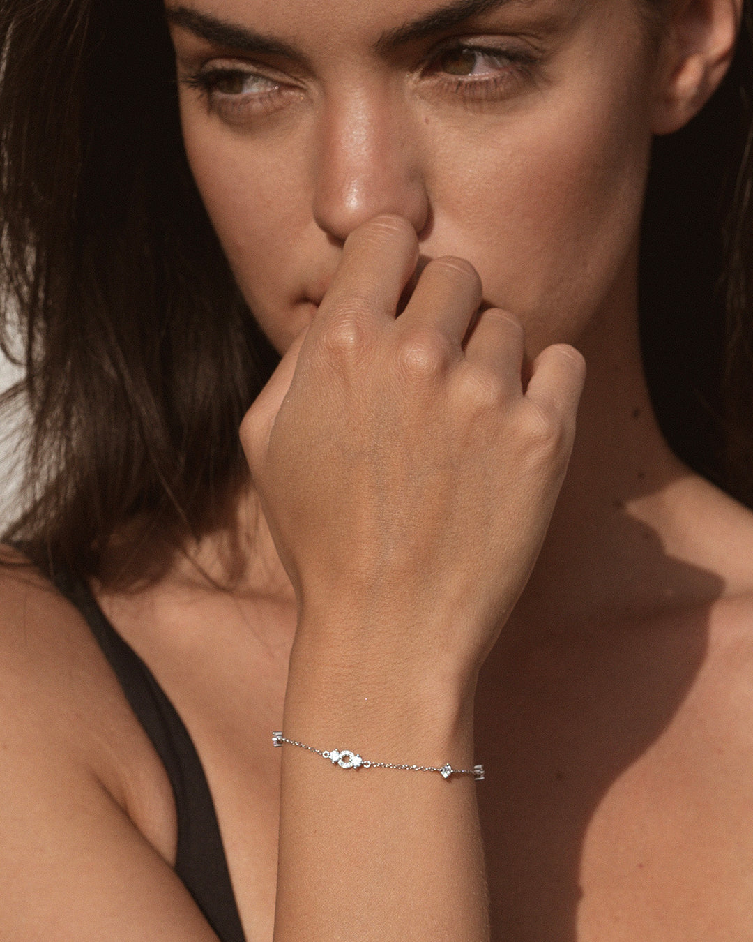 Silver Zircon Breeze Bracelet