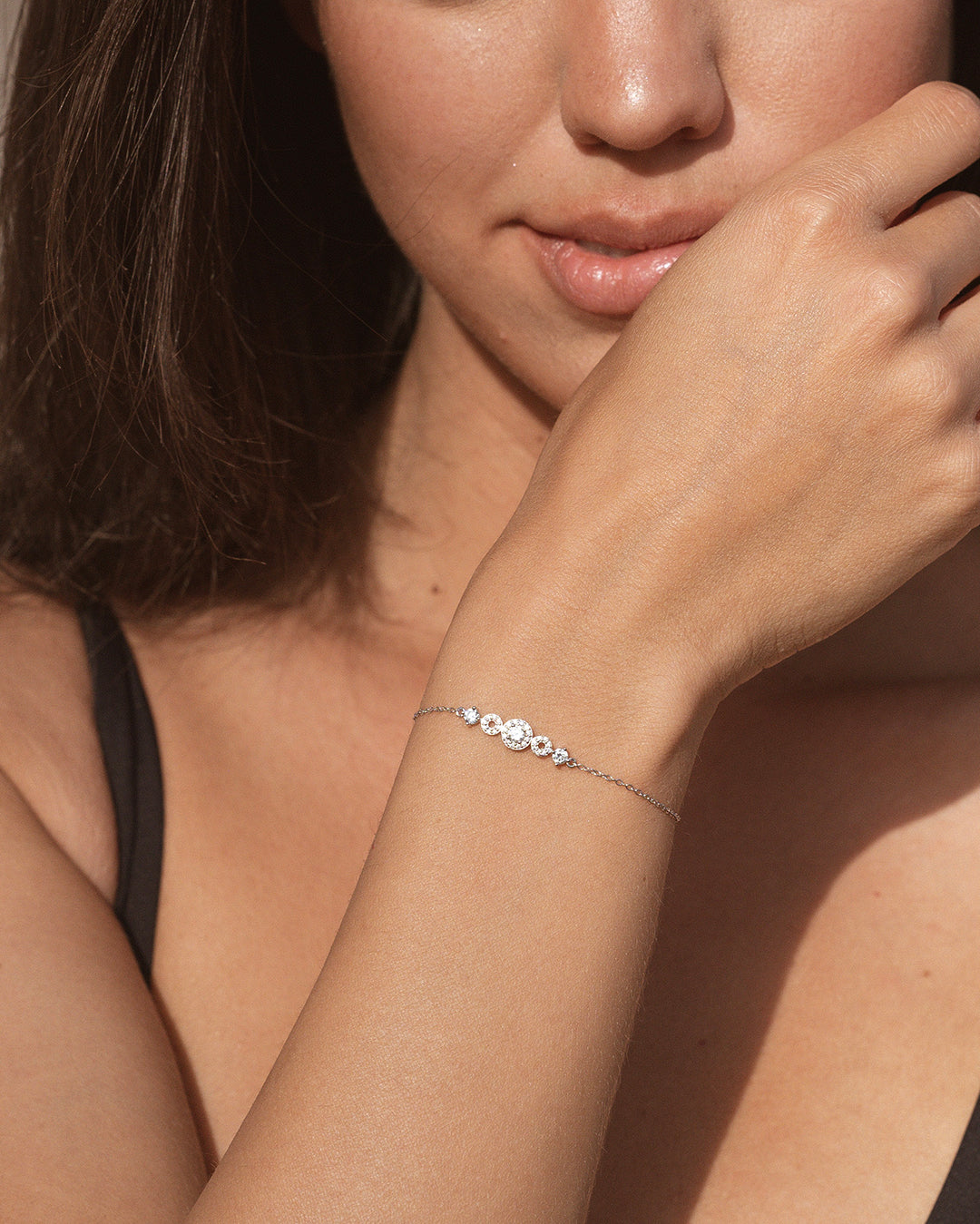 Breeze Zirconia Silver Bracelet