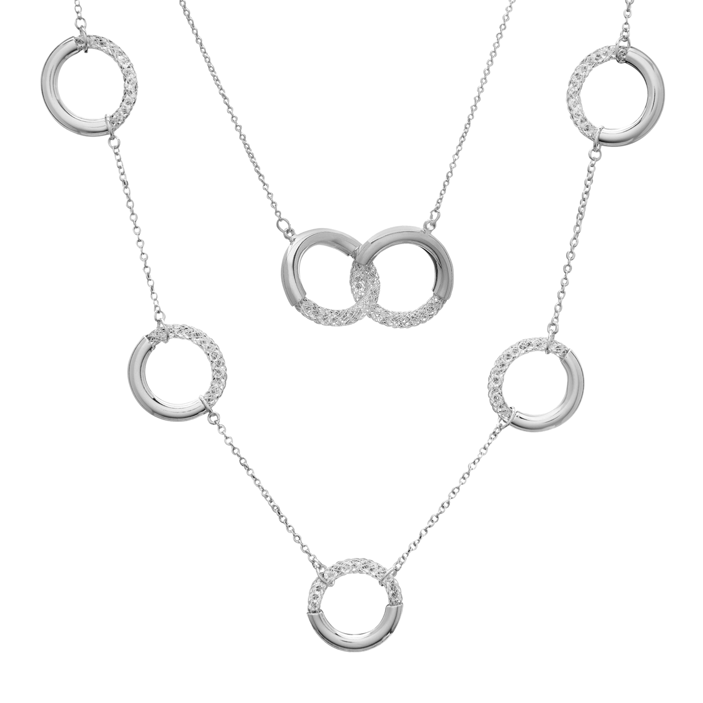 Set Eternity Crystal Silver